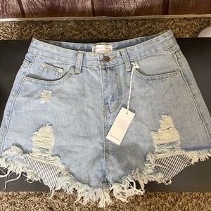 Thinkable ripped shorts, women’s size Small *NEW*